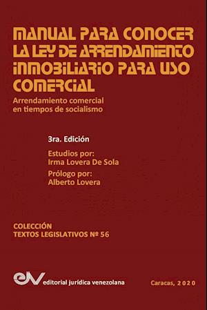 MANUAL PARA CONOCER LA LEY DE ARRENDAMIENTO INMOBILIARIO PARA USO COMERCIAL