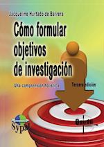 Cómo formular objetivos de investigación