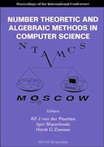 Number Theoretic And Algebraic Methods In Computer Science - Proceedings Of The International Conference