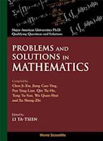 Problems And Solutions In Mathematics