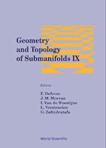 Geometry And Topology Of Submanifolds Ix