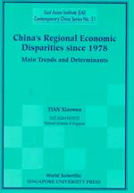 China's Regional Economic Disparities Since 1978: Main Trends And Determinants