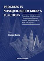 Progress In Nonequilibrium Green's Functions - Proceedings Of The Conference "Kadanoff-baym Equations: Progress And Perspectives For Many-body Physics"