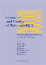 Geometry and Topology of Submanifolds X