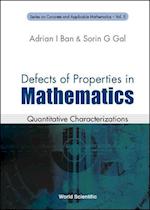 Defects Of Properties In Mathematics: Quantitative Characterizations