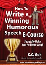 How to Write a Winning Humorous Speech (Ecourse)