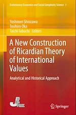 New Construction of Ricardian Theory of International Values