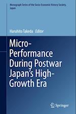 Micro-Performance During Postwar Japan's High-Growth Era