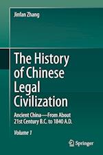 The History of Chinese Legal Civilization