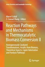 Reaction Pathways and Mechanisms in Thermocatalytic Biomass Conversion II