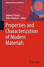 Properties and Characterization of Modern Materials