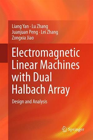 Electromagnetic Linear Machines with Dual Halbach Array
