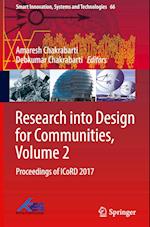 Research into Design for Communities, Volume 2