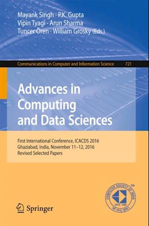 Advances in Computing and Data Sciences