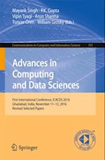 Advances in Computing and Data Sciences