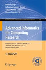 Advanced Informatics for Computing Research