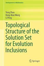 Topological Structure of  the Solution Set for Evolution Inclusions