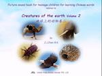 Picture sound book for teenage children for learning Chinese words related to Creatures of the earth  Volume 2