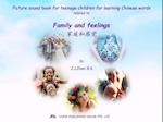 Picture sound book for teenage children for learning Chinese words related to Family and feelings