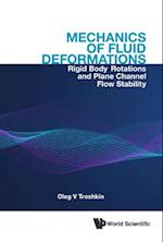 Mechanics Of Fluid Deformations: Rigid Body Rotations And Plane Channel Flow Stability