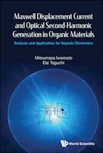 Maxwell Displacement Current and Optical Second-Harmonic Generation in Organic Materials