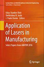 Application of Lasers in Manufacturing