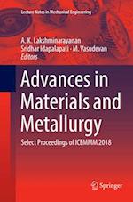 Advances in Materials and Metallurgy