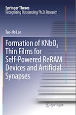 Formation of KNbO3 Thin Films for Self-Powered ReRAM Devices and Artificial Synapses