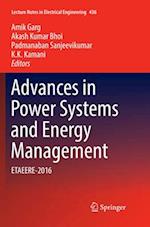 Advances in Power Systems and Energy Management