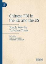 Chinese FDI in the EU and the US