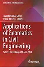 Applications of Geomatics in Civil Engineering