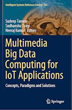 Multimedia Big Data Computing for IoT Applications