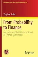 From Probability to Finance