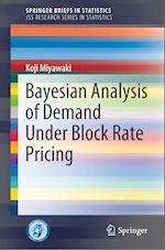 Bayesian Analysis of Demand Under Block Rate Pricing