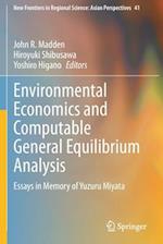 Environmental Economics and Computable General Equilibrium Analysis