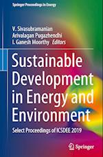 Sustainable Development in Energy and Environment