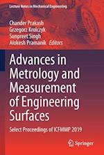 Advances in Metrology and Measurement of Engineering Surfaces