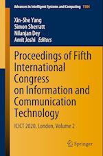 Proceedings of Fifth International Congress on Information and Communication Technology