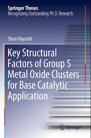 Key Structural Factors of Group 5 Metal Oxide Clusters for Base Catalytic Application