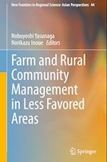 Farm and Rural Community Management in Less Favored Areas