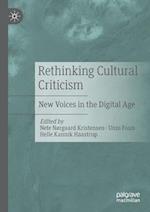 Rethinking Cultural Criticism