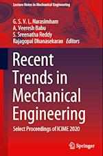 Recent Trends in Mechanical Engineering