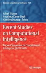 Recent Studies on Computational Intelligence