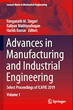 Advances in Manufacturing and Industrial Engineering