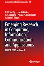 Emerging Research in Computing, Information, Communication and Applications