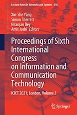 Proceedings of Sixth International Congress on Information and Communication Technology