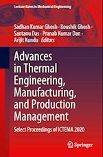 Advances in Thermal Engineering, Manufacturing, and Production Management