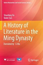 A History of Literature in the Ming Dynasty