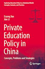 Private Education Policy in China