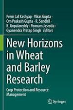 New Horizons in Wheat and Barley Research